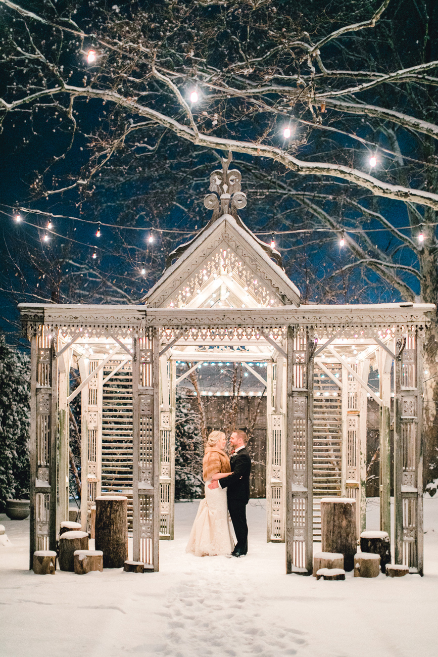 Danielle Chris Snowy Christmas Wedding Terrain Emily Wren Photography 086