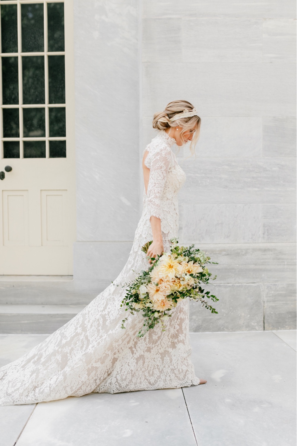 162 All White Wedding The Union League Philadelphia Wedding Old Town Philadelphia Wedding Lace Wedding Gown