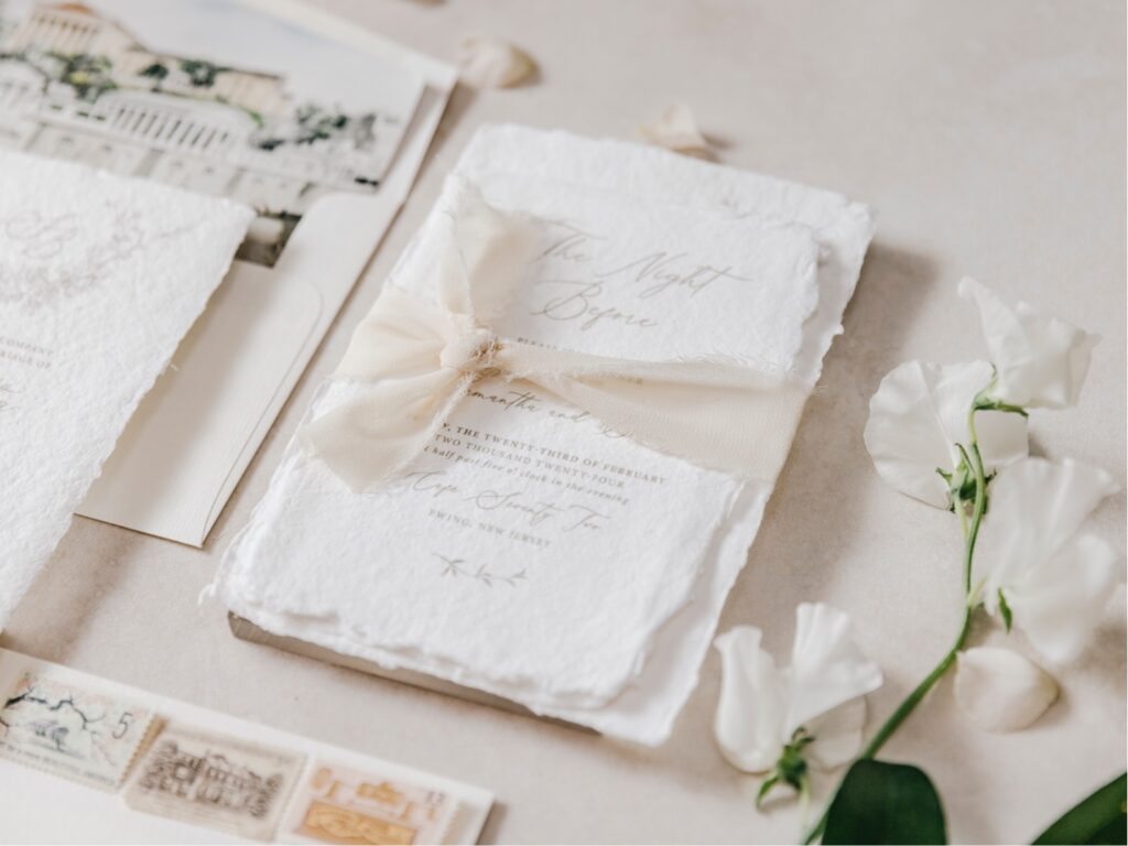 Wedding invitation details by Emily Wren Photography