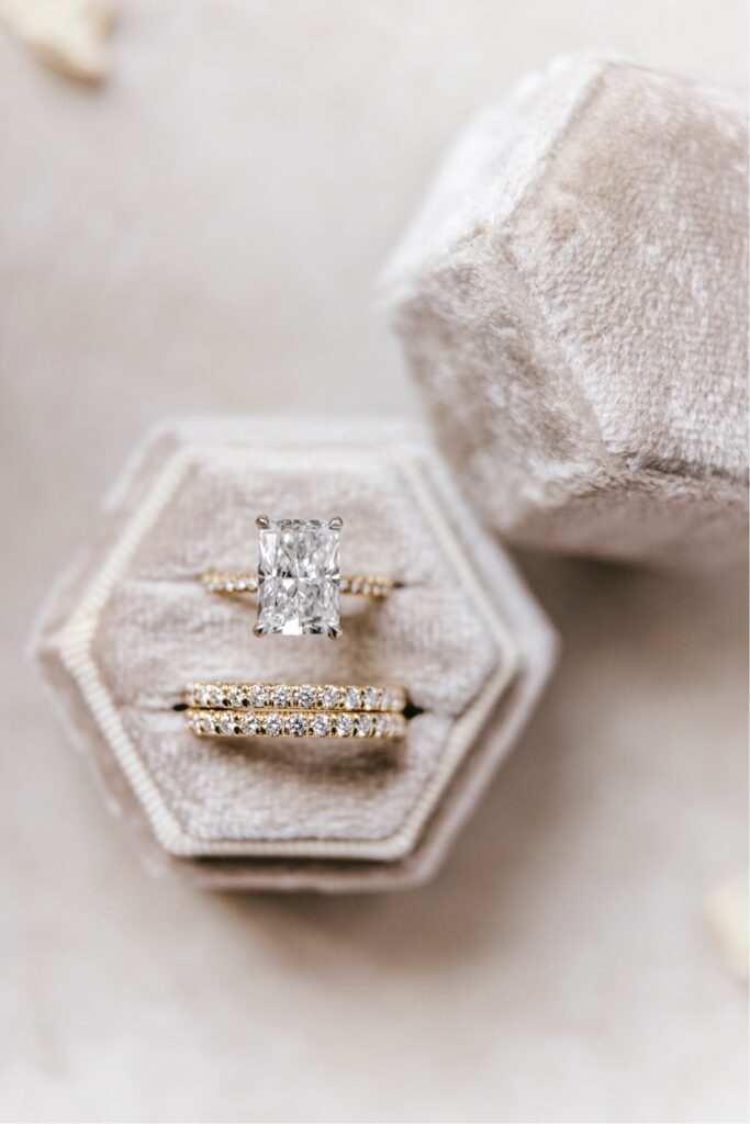 Wedding and engagement rings by Emily Wren Photography