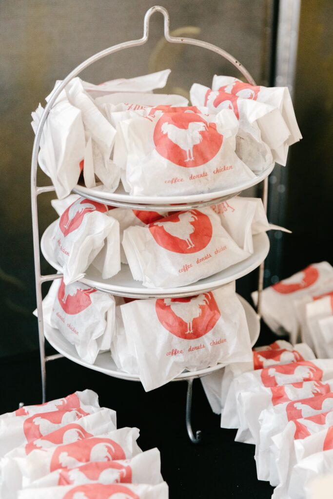 Federal Donuts at Philadelphia wedding reception