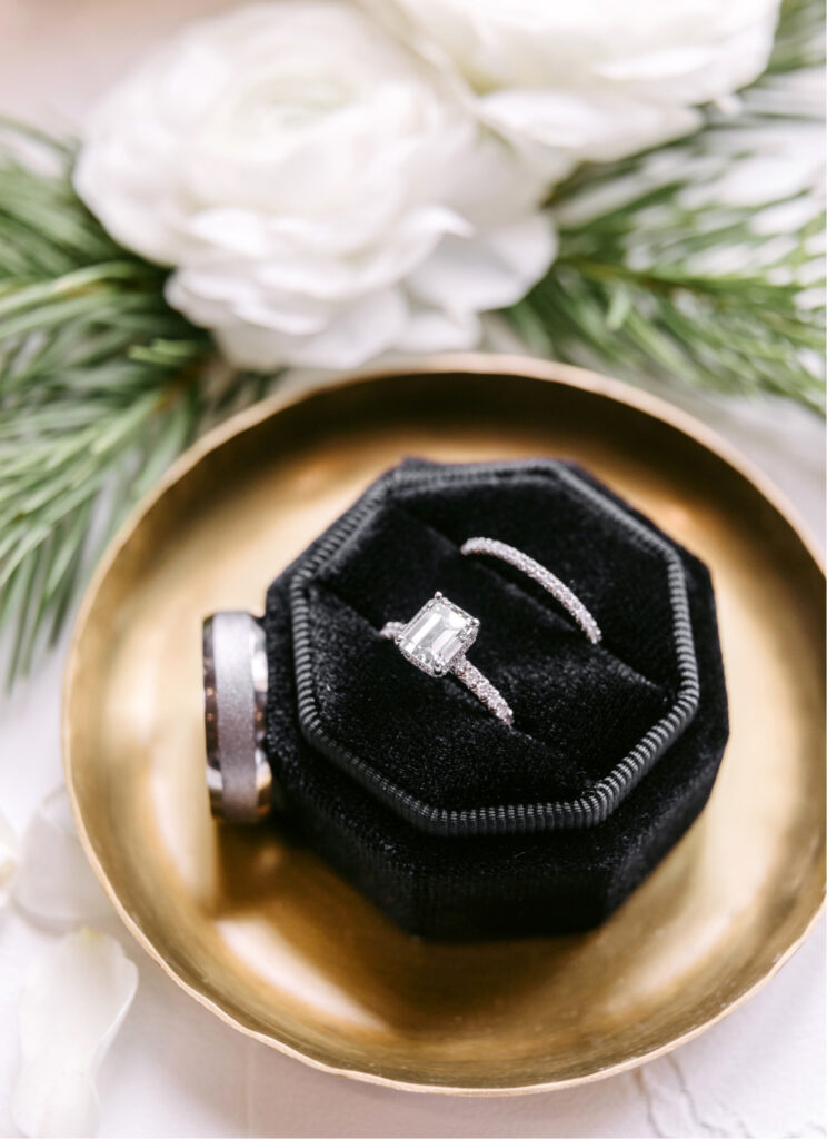 wedding and engagement rings by Emily Wren Photography