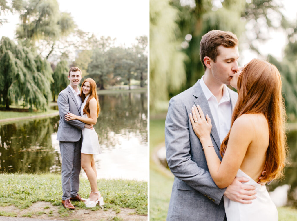 Engagement photos at Boston Commons by Emily Wren Photography