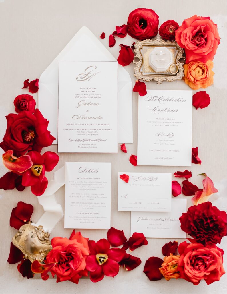 elegant invitation details by Emily Wren Photography