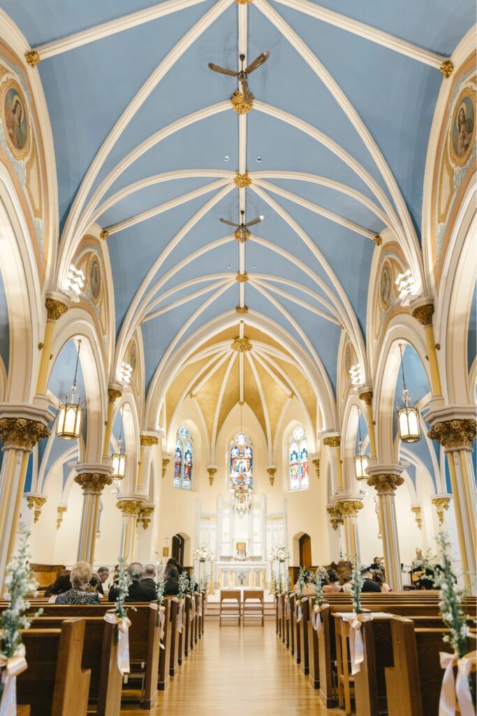 Our Lady of Good Counsel interior in Moorestown, New Jersey by Emily Wren Photography