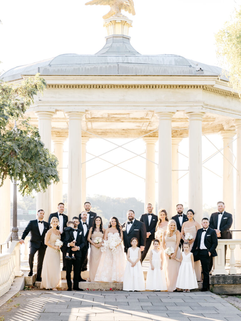 Summer bridal Party at Philadelphia Water Works by Pennsylvania Wedding Photographer Emily Wren Photography