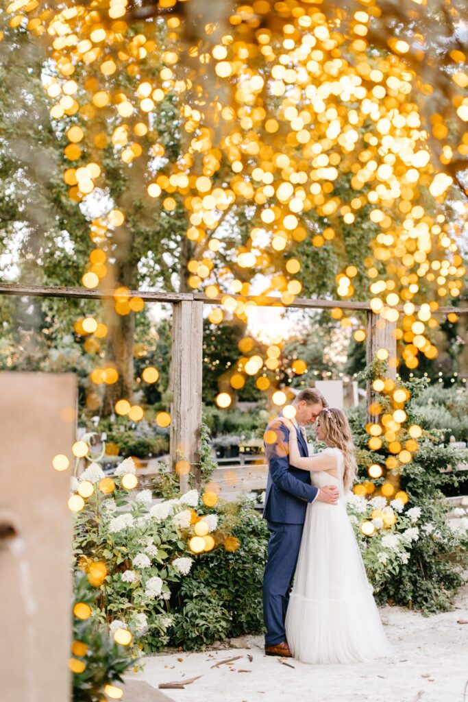 bride & groom private first dance at Pennsylvania garden Terrain at Styer's venue