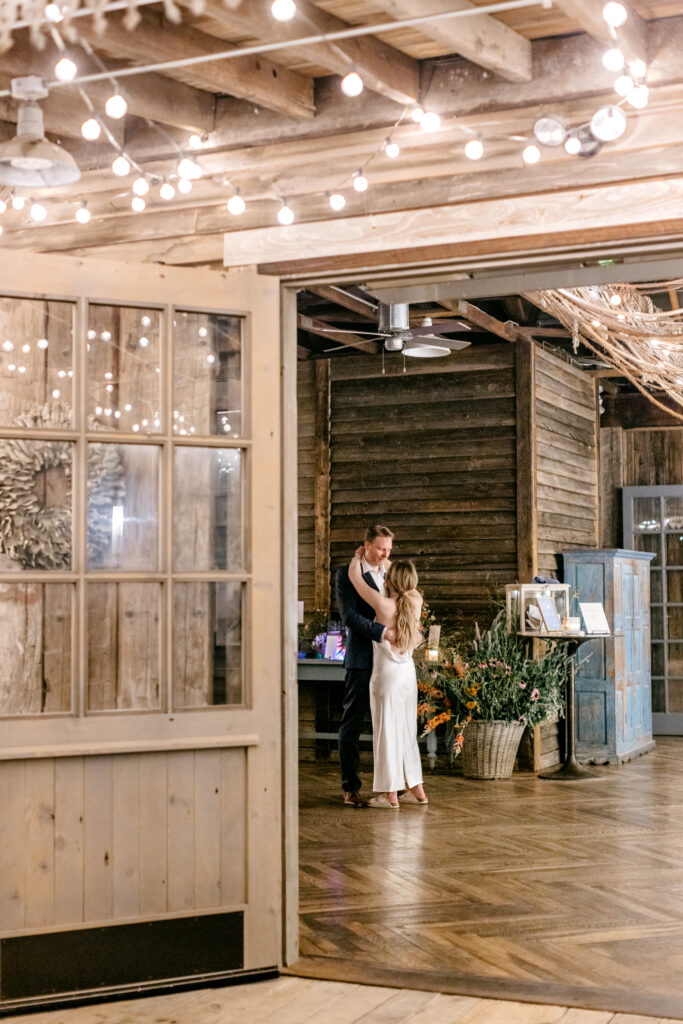 bride & grooms private last dance by Emily Wren Photography