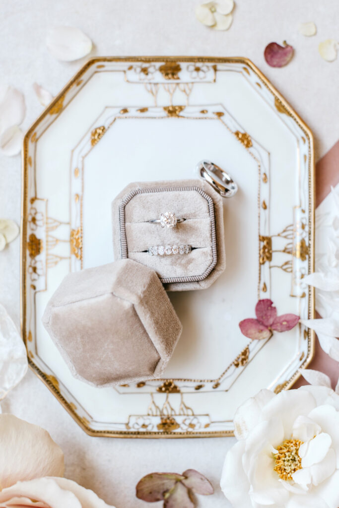 wedding & engagement ring by Emily Wren Photography