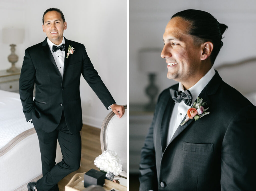 portrait of groom by Emily Wren Photography