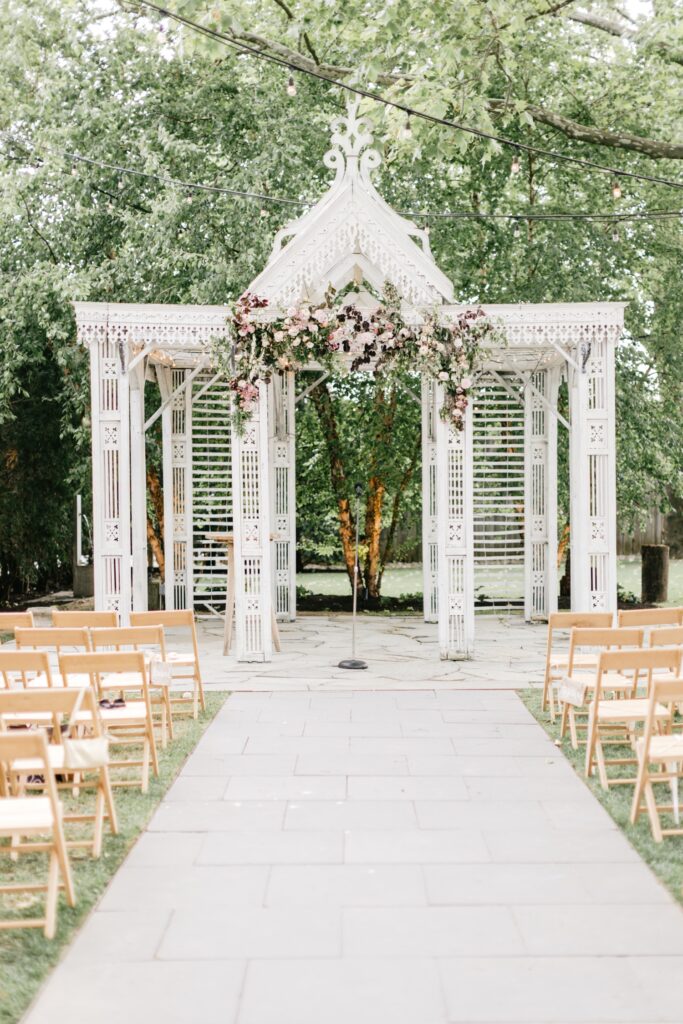 outdoor garden wedding details at Terrain at Styers by Emily Wren Photography