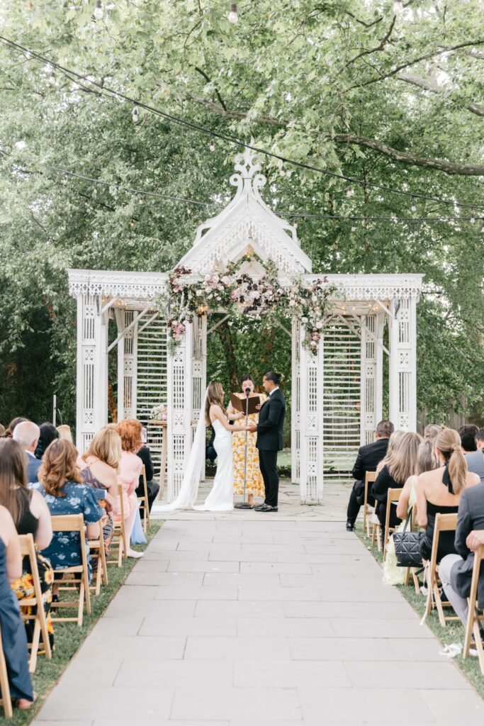 outdoor Terrain garden wedding at Styers in Pennsylvania by Emily Wren Photography