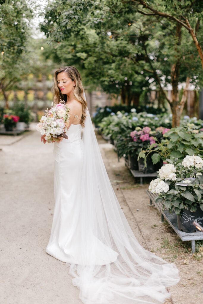 bridal portrait at Terrain at Styers by Emily Wren Photography