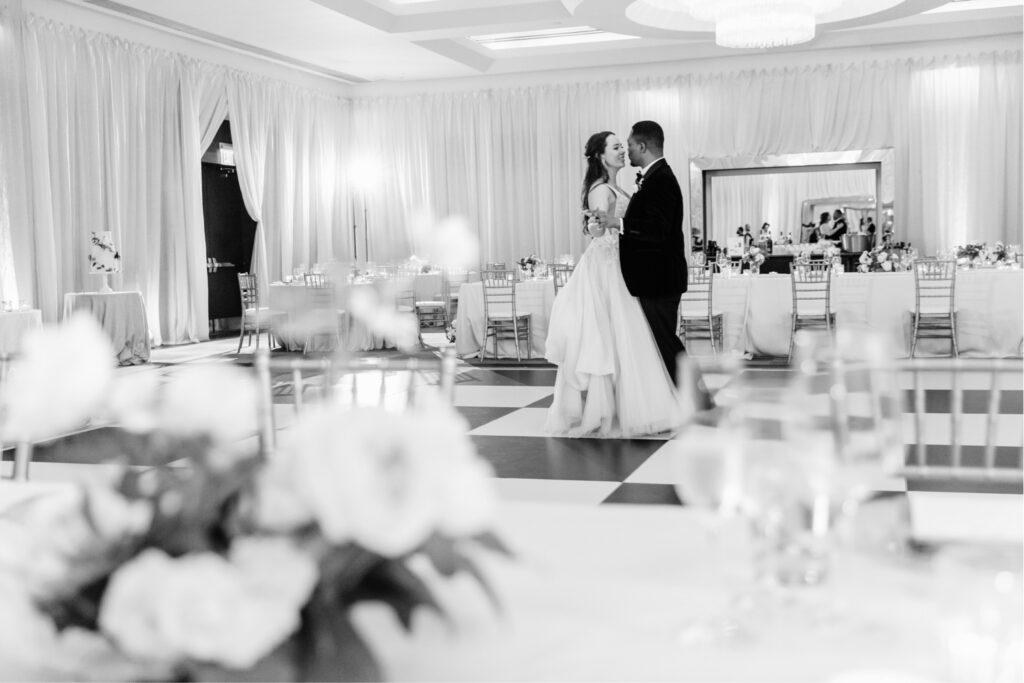 bride & grooms private first dance at Park Hyatt Hotel in Washington DC