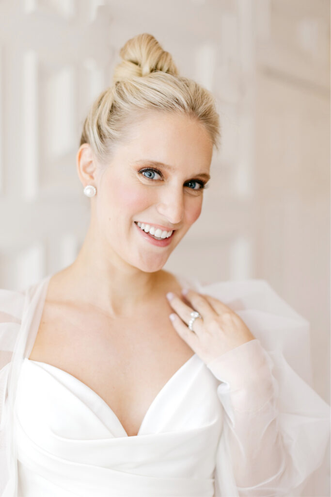 bridal portrait by Pennsylvania wedding photographer Emily Wren Photography