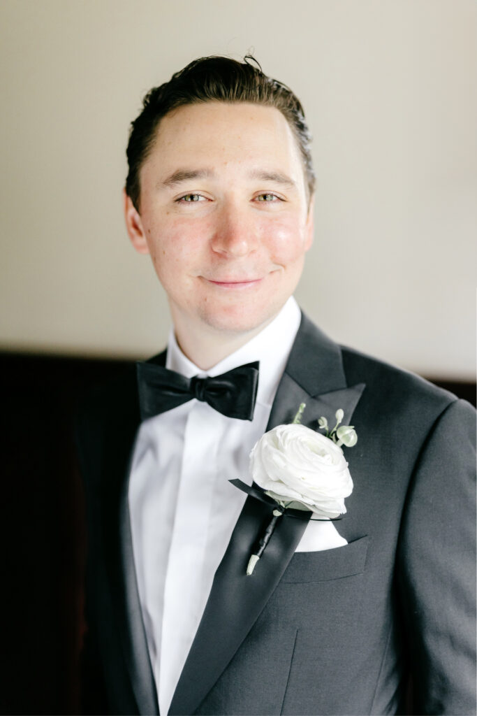 groom portrait in New Hope PA