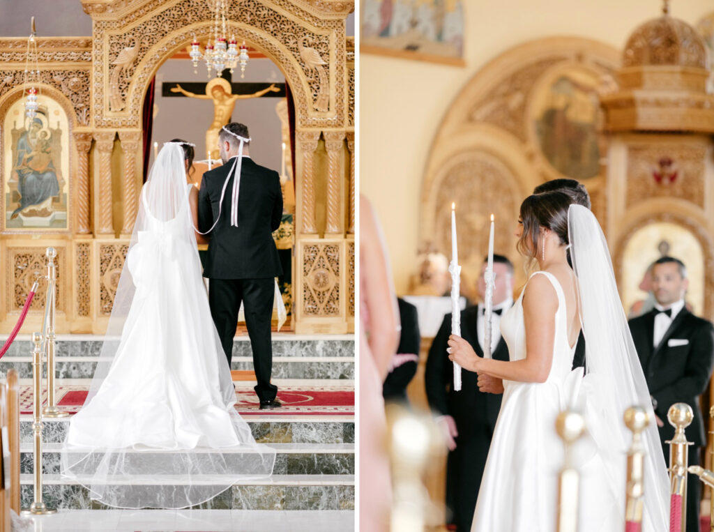 greek wedding traditions during Philadelphia wedding ceremony