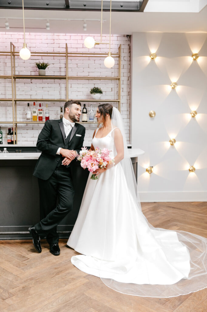 bride & groom at Cescaphe's The Lucy by Emily Wren Photography