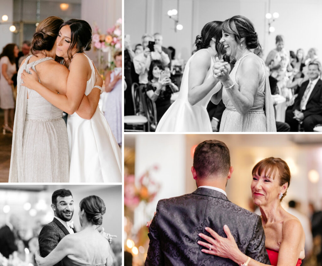 parent dances during Cescaphe wedding reception