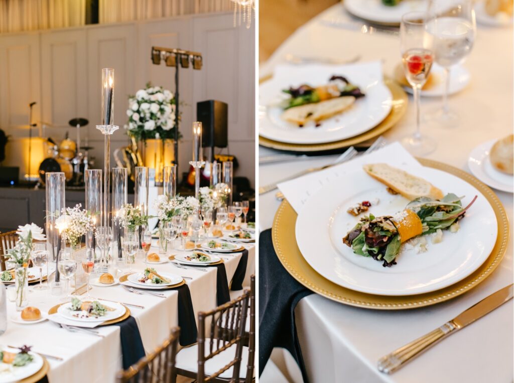 Cescaphe wedding reception catering by Emily Wren Photography