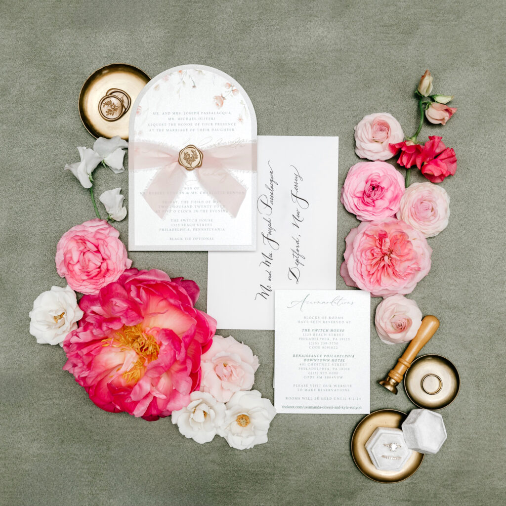 simple wedding invitation details by Emily Wren Photography
