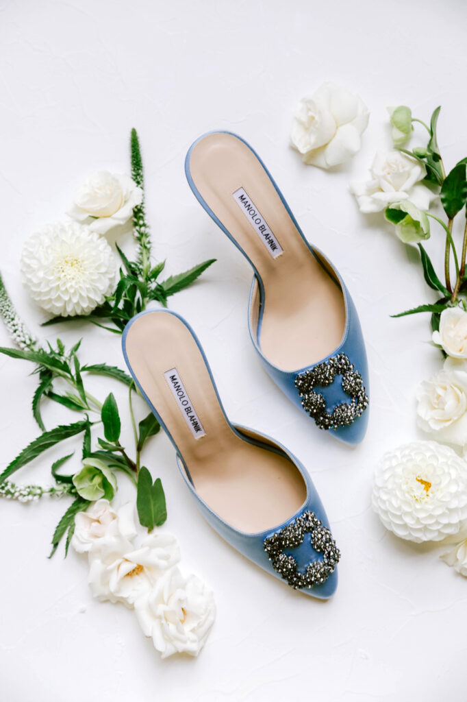 something blue bridal heels