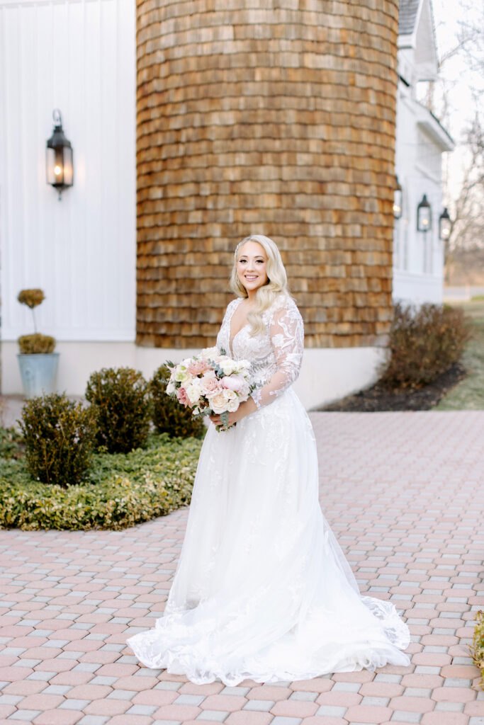 New Jersey bride at the ryland inn by Pennsylvania wedding photographer Emily Wren Photography