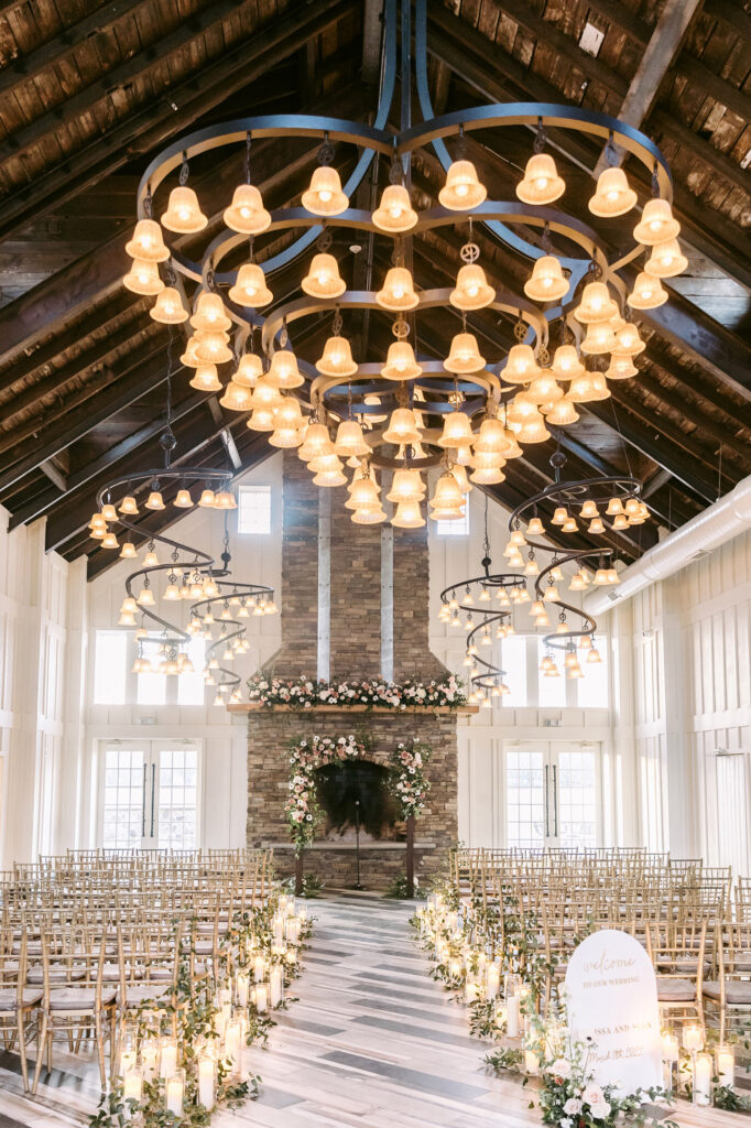 wedding ceremony details at the ryland inn in New Jersey by Emily Wren Photography