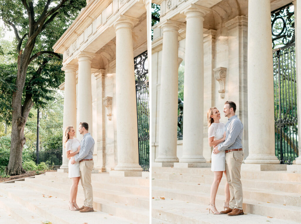 Rodin Museum engagement session