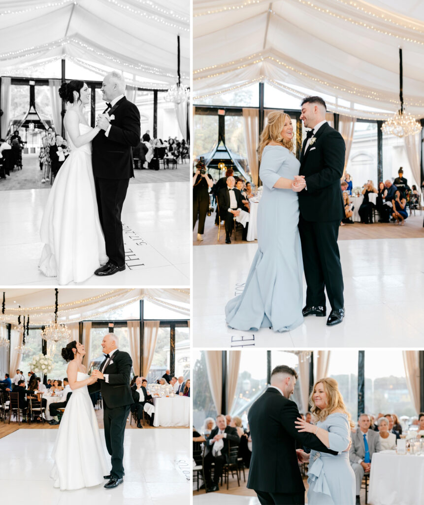 parent dances at Water Works wedding reception by Emily Wren Photography