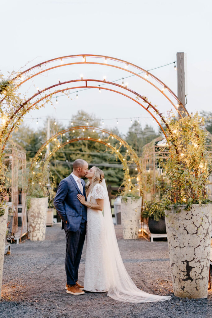 bride & groom portraits at Terrain Gardens by Pennsylvania wedding photographer Emily Wren Photography