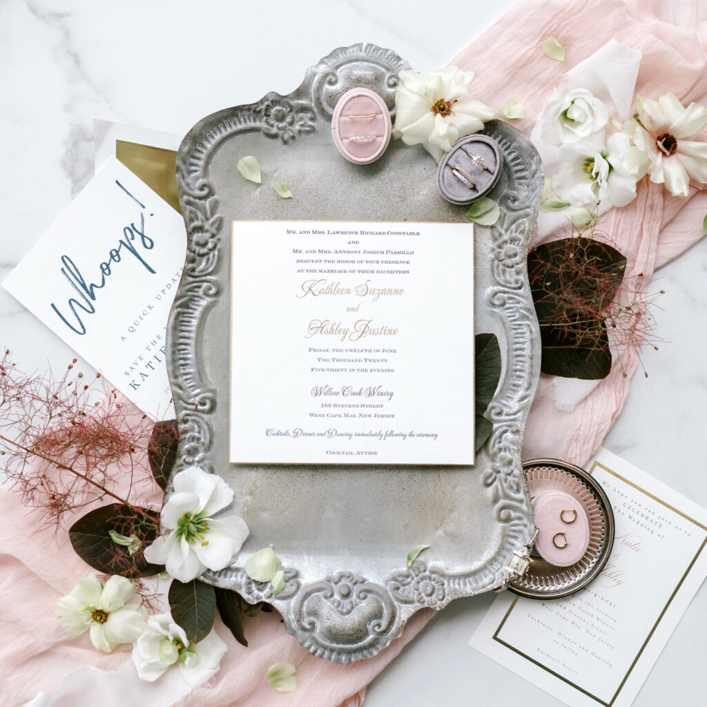 wedding invitation suite details by Emily Wren Photography