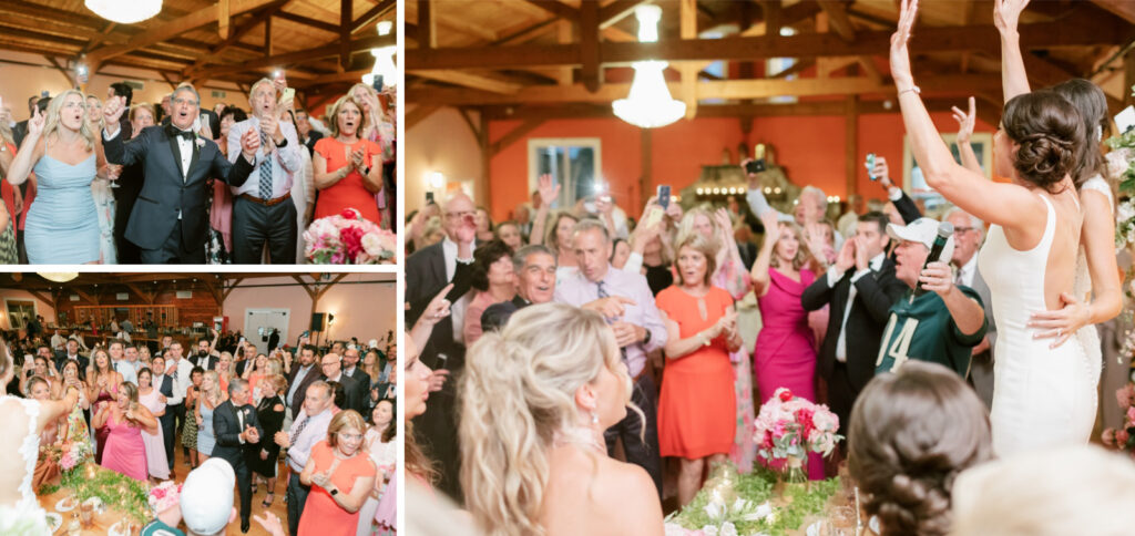 guests dancing and having fun during Cape May New Jersey wedding reception