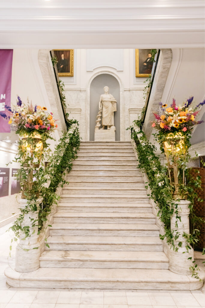 College of Physicians wedding ceremony by Emily Wren Photography