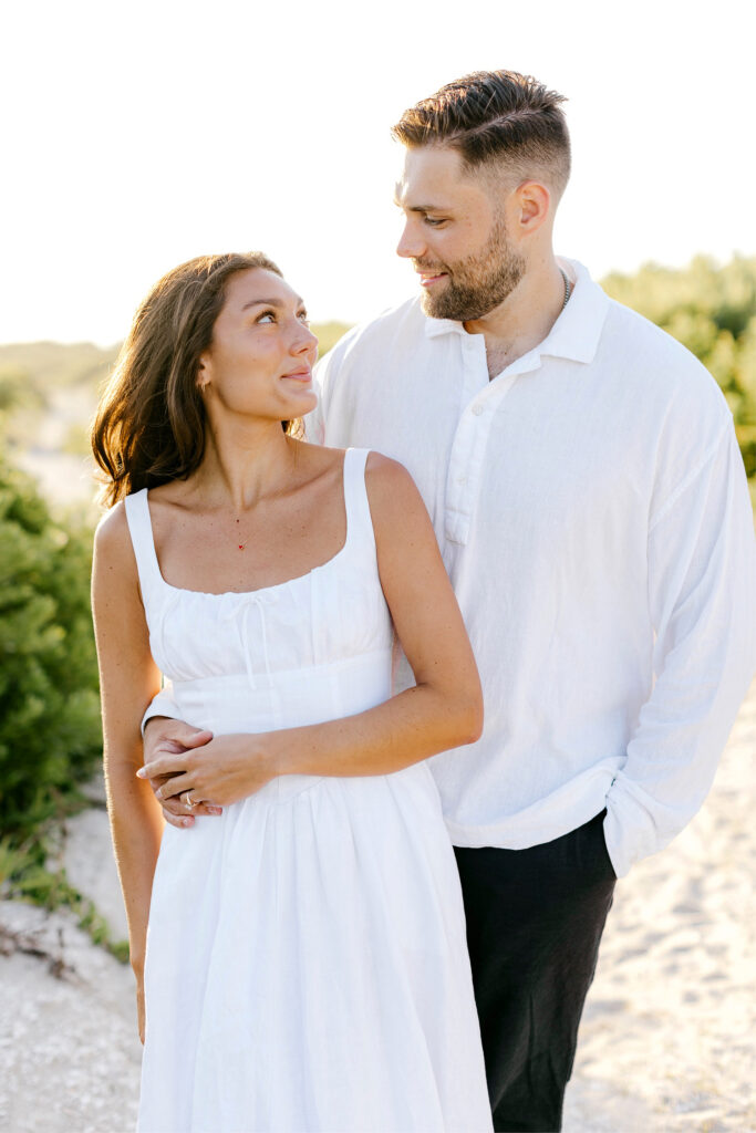 Stone Harbor, NJ engagement photoshoot by Emily Wren Photography