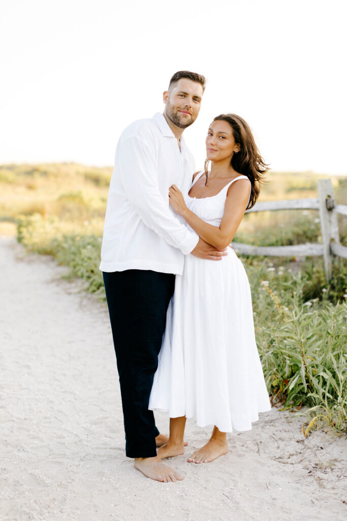 Engagement photoshoot in Stone Harbor, New Jersey by New Jersey engagement photographer Emily Wren Photography