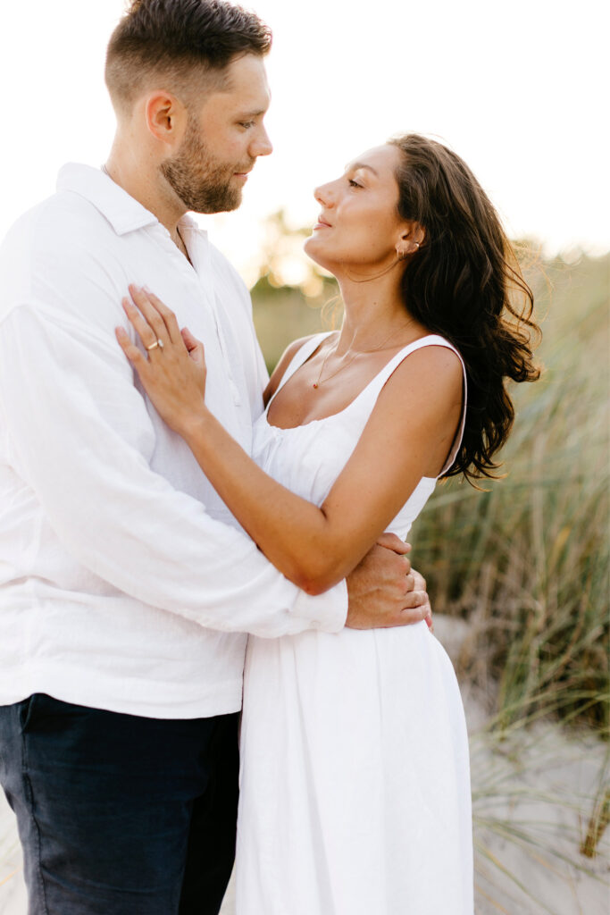 New Jersey beach engagement photos