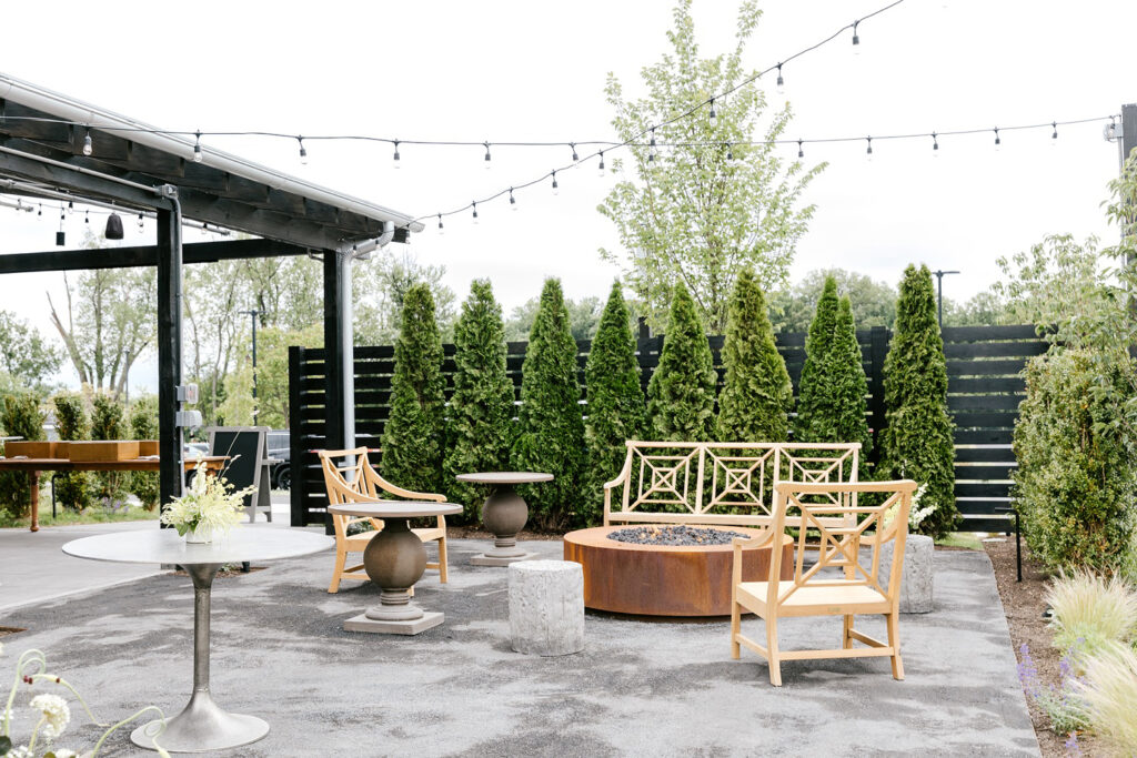 patio at Terrain Gardens at DelVal