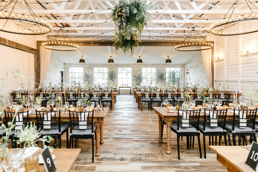 Terrain Gardens at DelVal in Doylestown wedding reception space by Emily Wren Photography