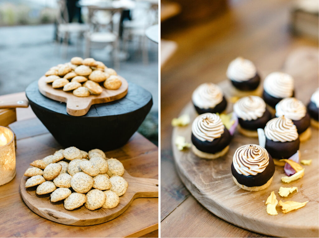 Terrain Gardens at DelVal catering dessert bar