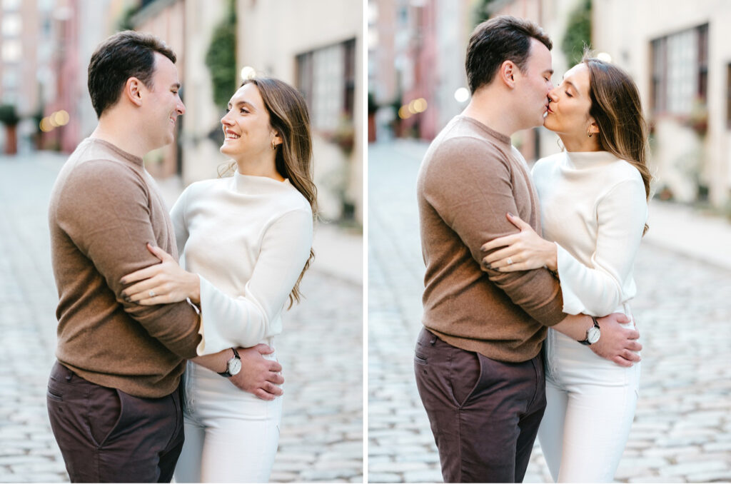 NYC engagement photos around Washington Square Park by Emily Wren Photography