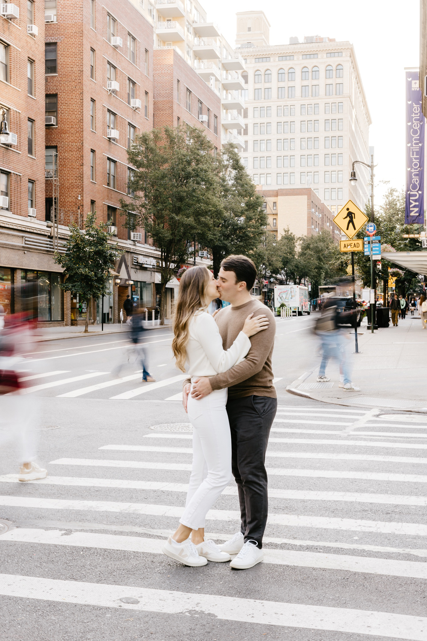 classic NYC engagement photoshoot by Emily Wren Photography