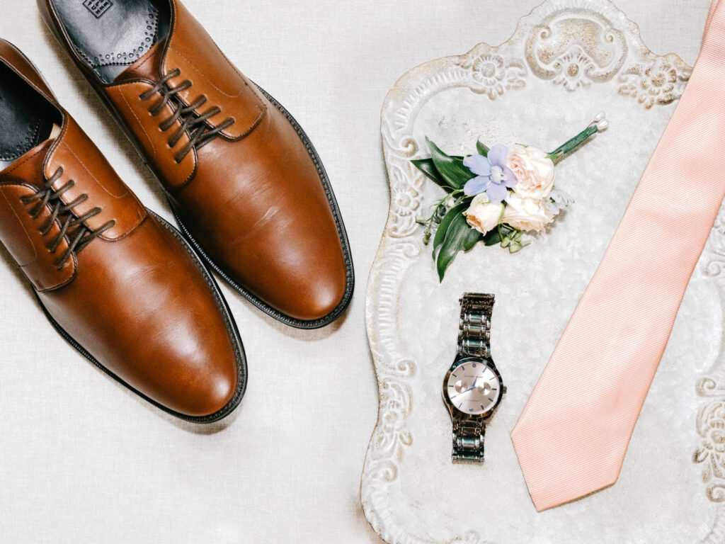 grooms getting ready details by Emily Wren Photography