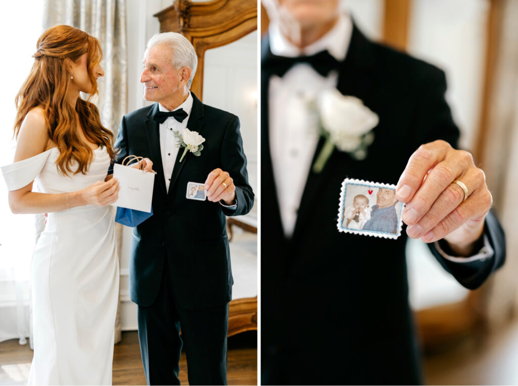 father of the bride gift by Emily Wren Photography