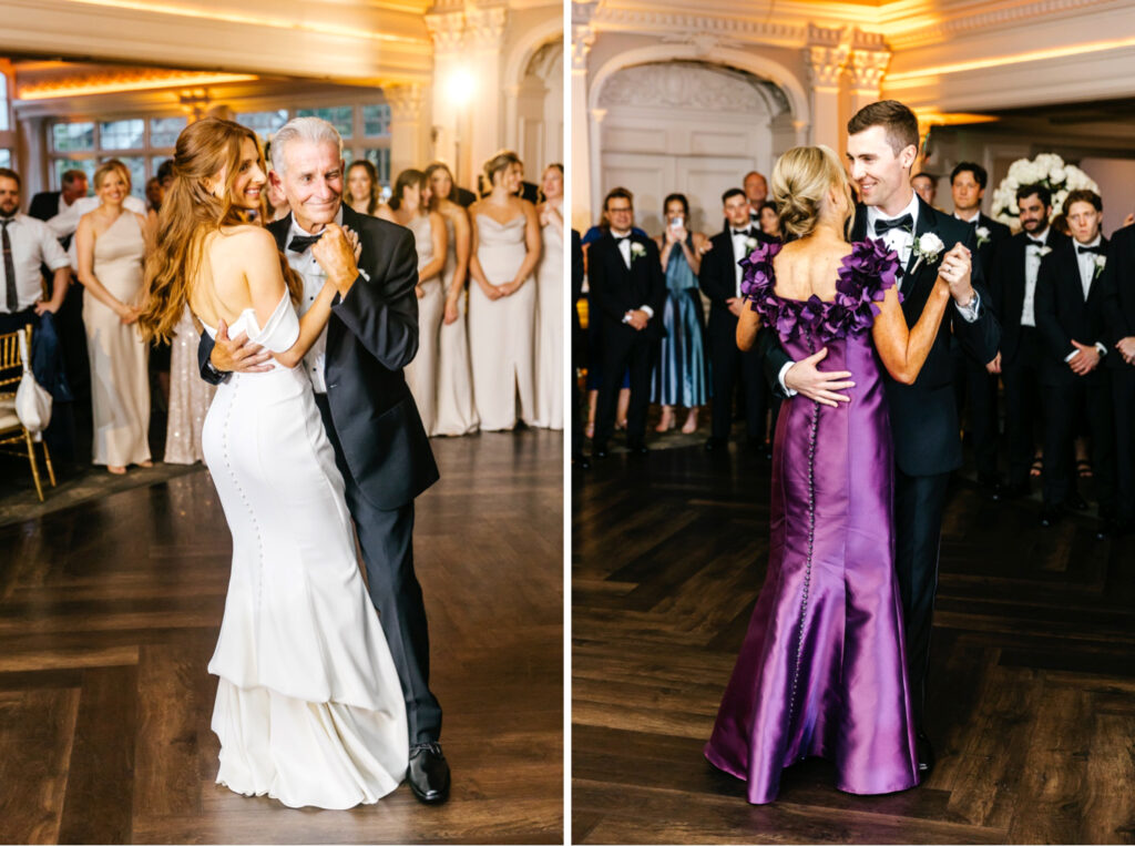 parent dances at New Jersey wedding reception at Park Savoy Estate