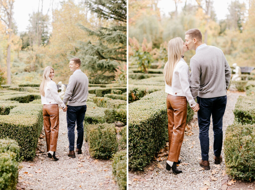 romantic fall engagement photos at Appleford Estate by Emily Wren Photography