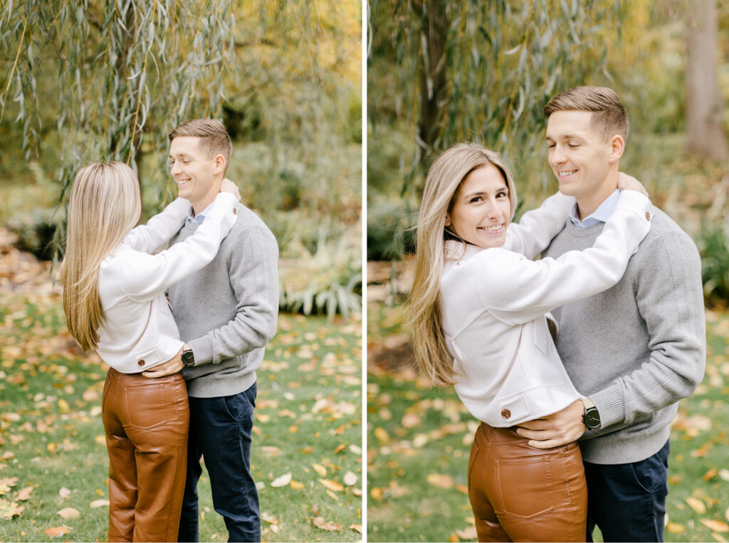 Autumn engagement portraits at Appleford Estate by Emily Wren Photography