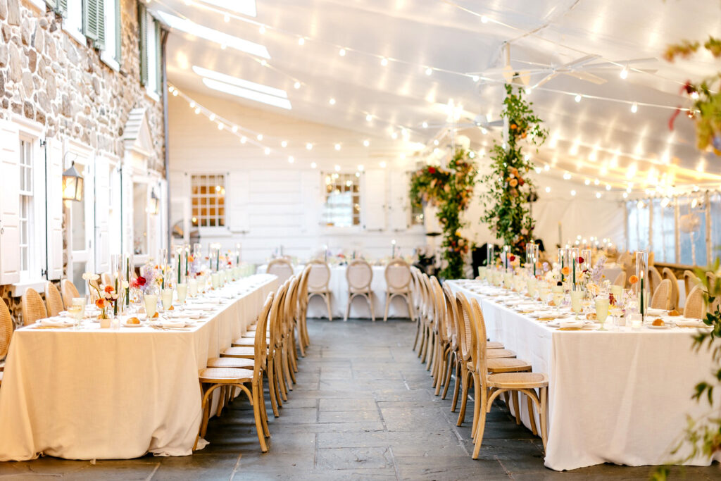 Appleford Estate wedding reception by Emily Wren Photography