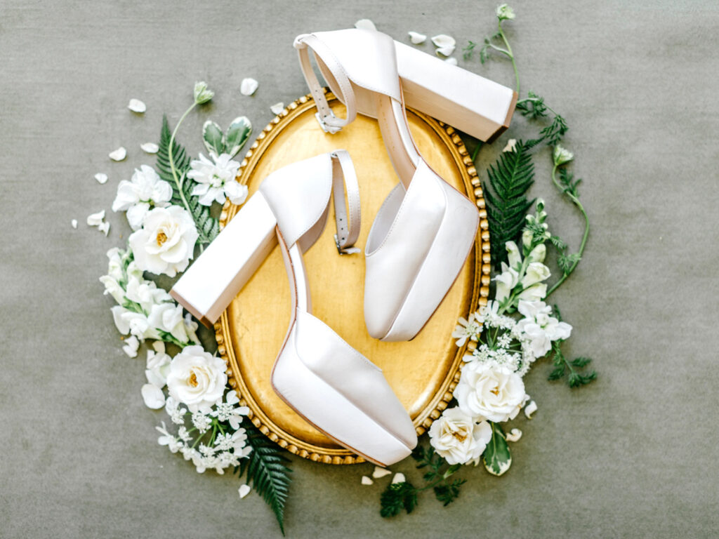 bridal wedding pumps by Emily Wren Photography