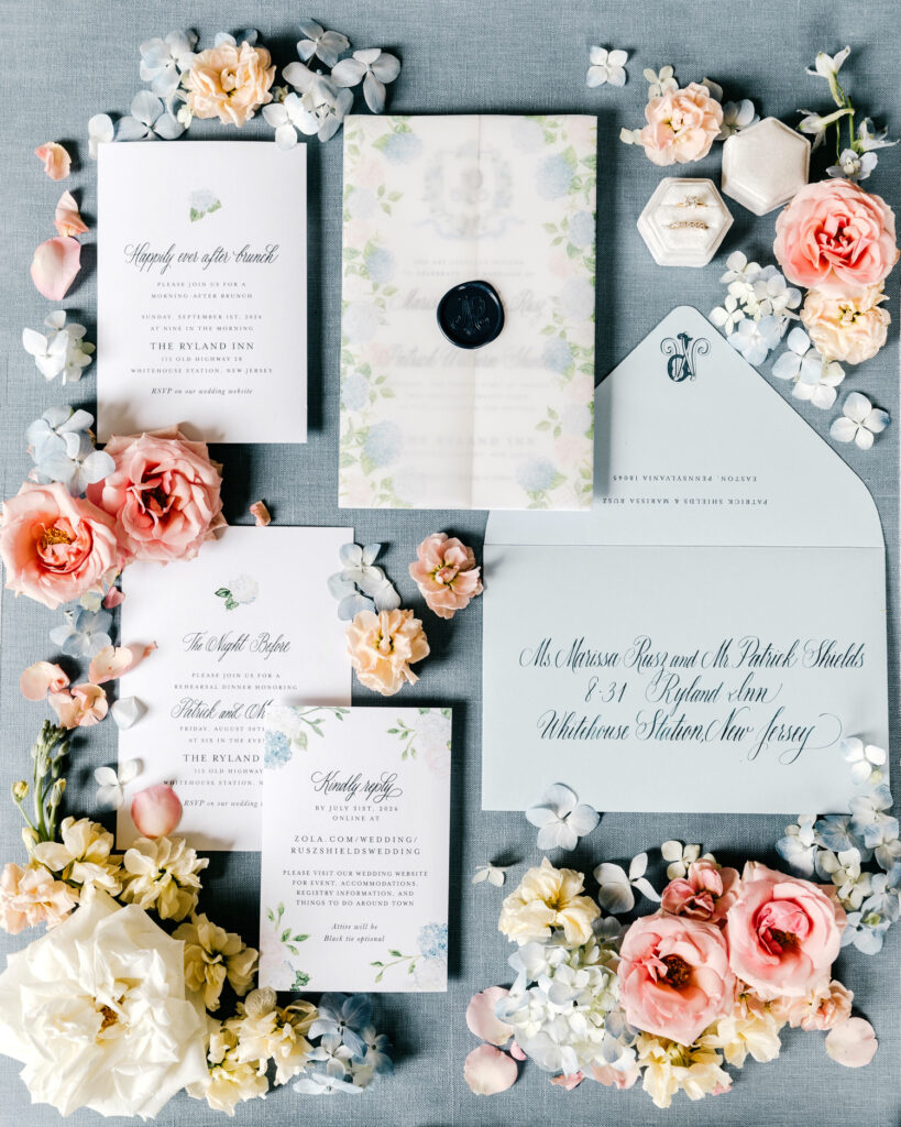 summer wedding invitations by Emily Wren Photography